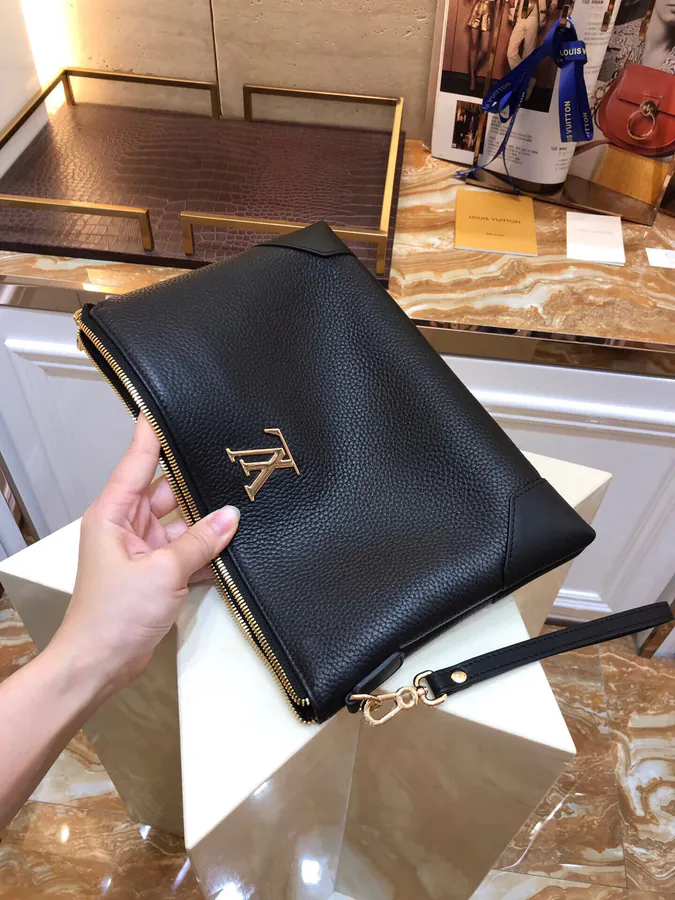 LV Leather Crossbody Bag