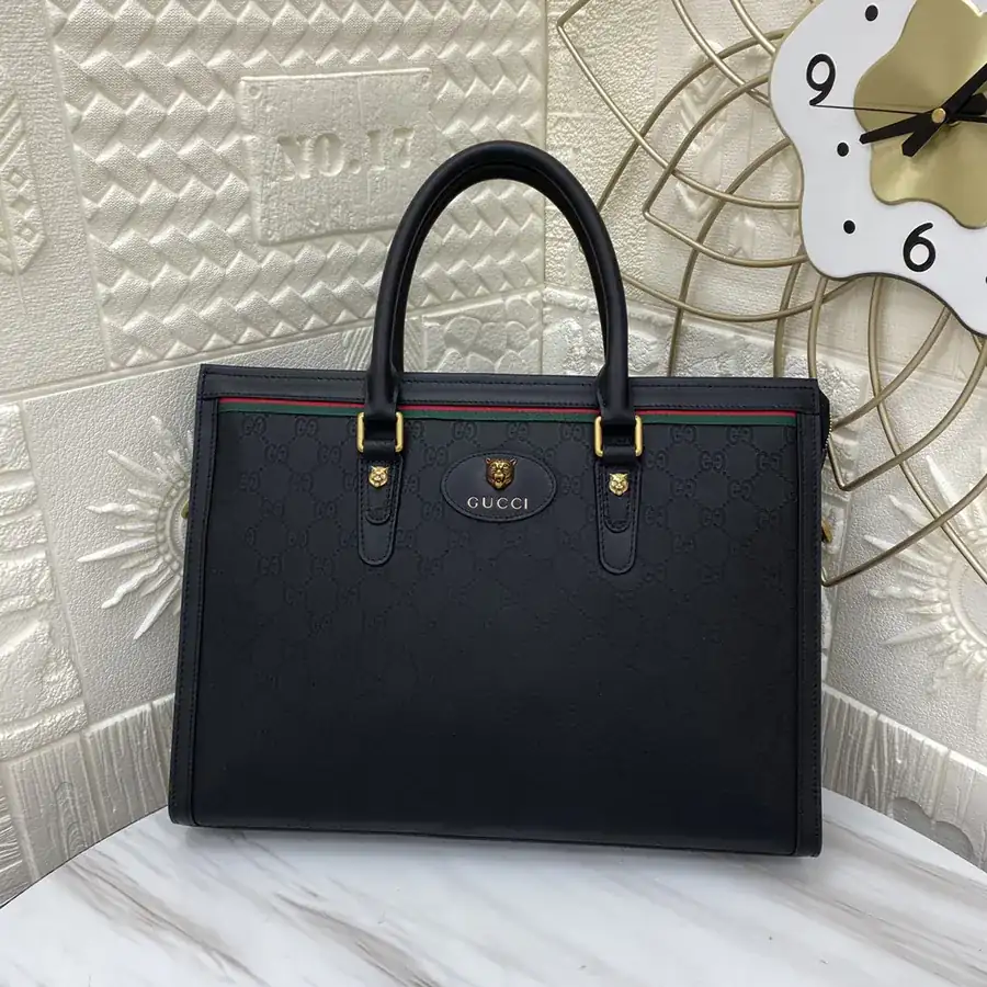 G Brand New Men's Handbag Premium Quality Grained Leather