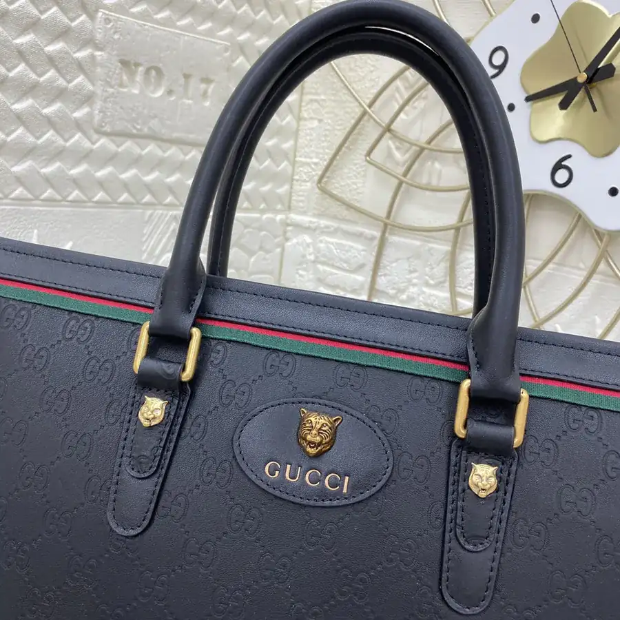 G Brand New Men's Handbag Premium Quality Grained Leather
