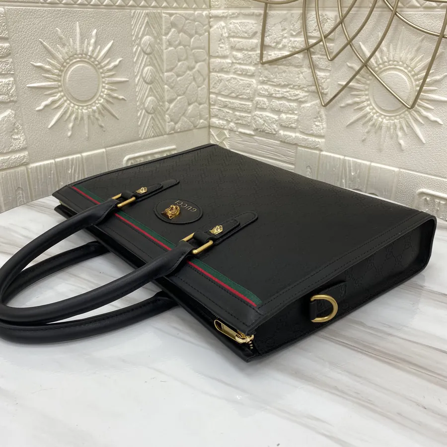 G Brand New Men's Handbag Premium Quality Grained Leather