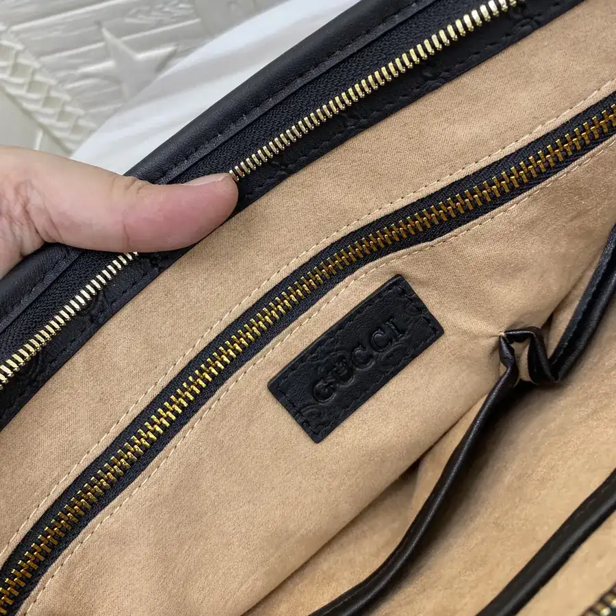 G Brand New Men's Handbag Premium Quality Grained Leather