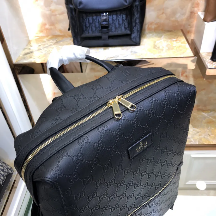 Gucci Classic Canvas Backpack (Embossed) Premium Quality