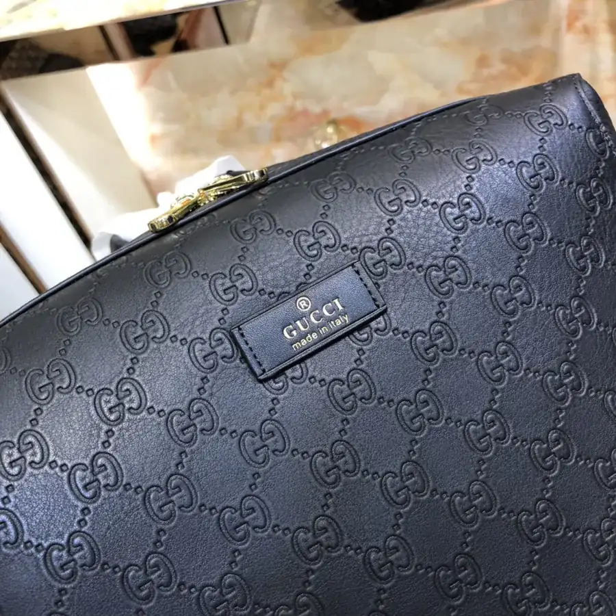 Gucci Classic Canvas Backpack (Embossed) Premium Quality