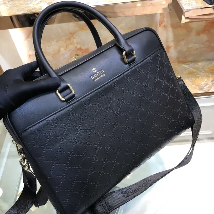 Gucci Double G Briefcase 85016 1