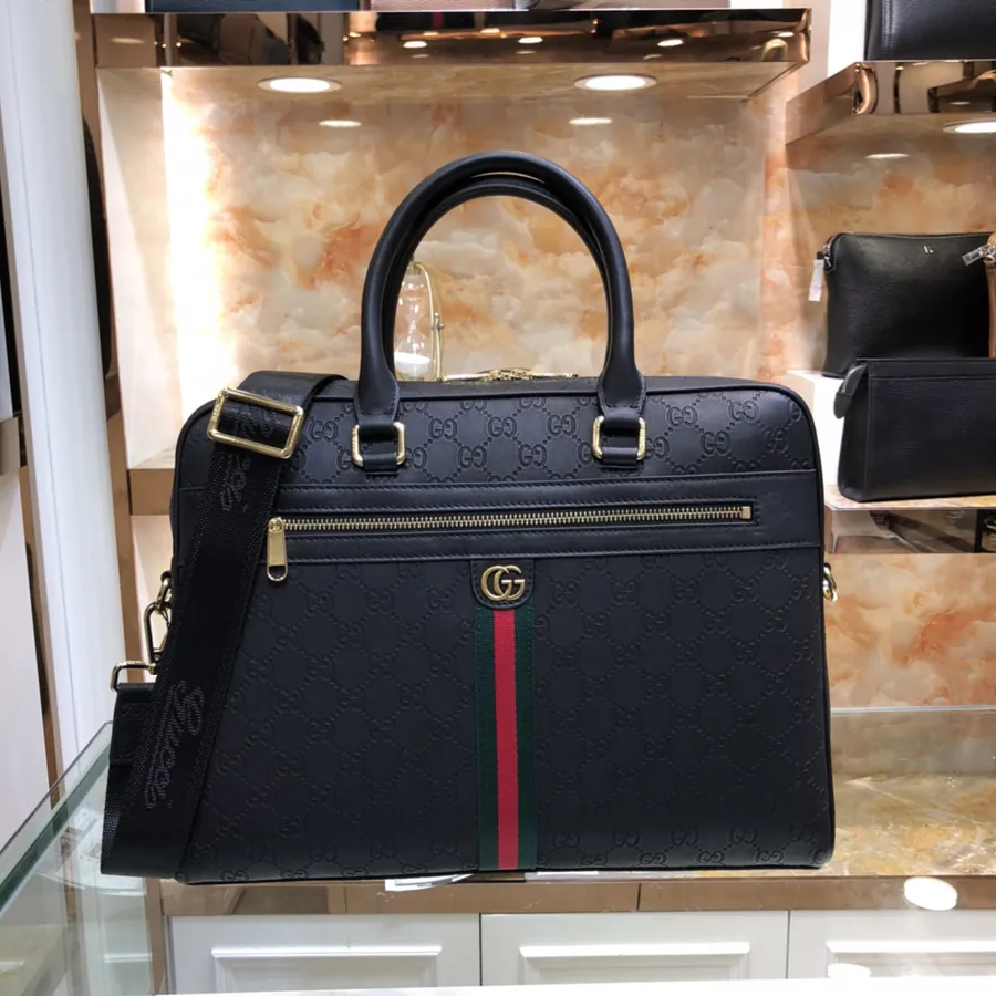 Gucci Double G Briefcase 85010 1