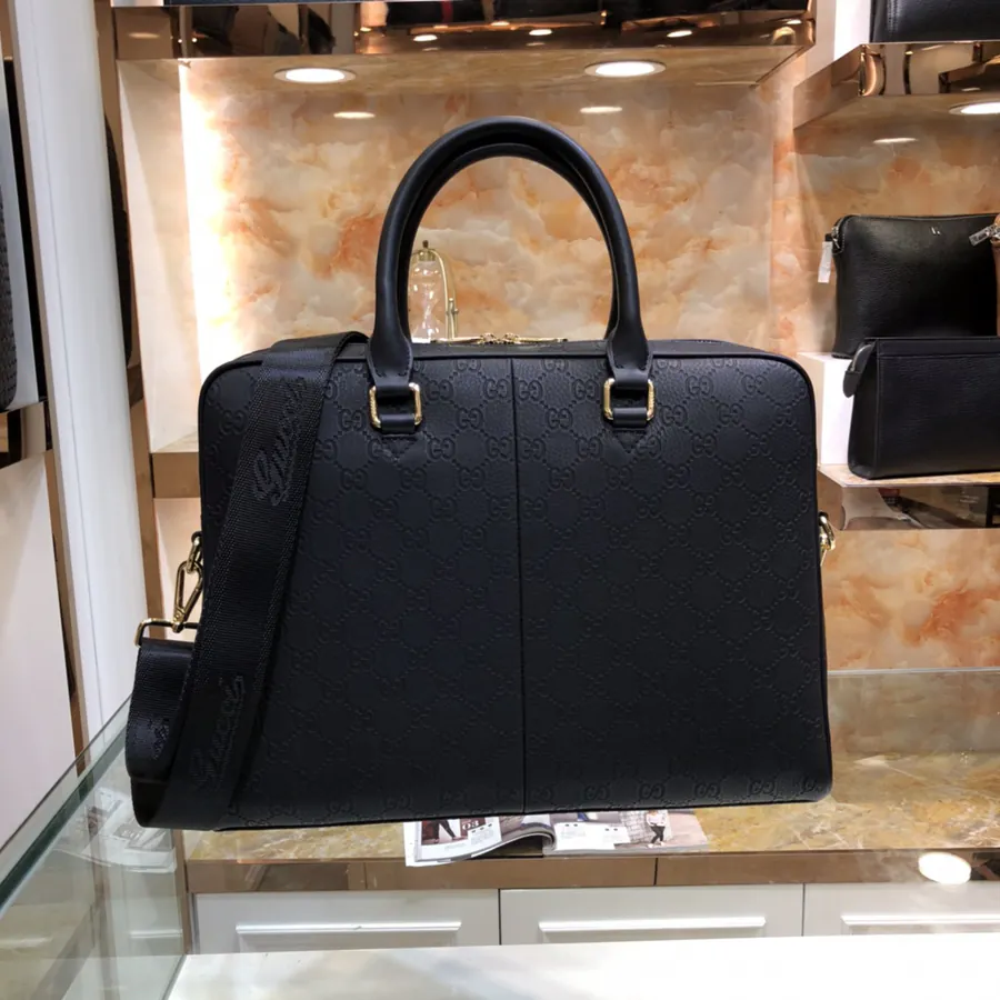 Gucci Double G Briefcase 85010 1