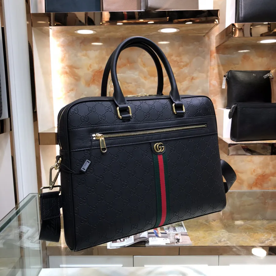 Gucci Double G Briefcase 85010 1