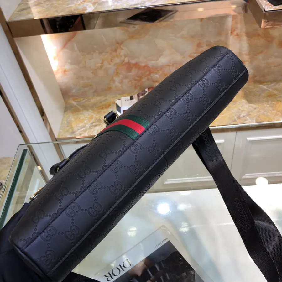 Gucci Double G Briefcase 85010 1