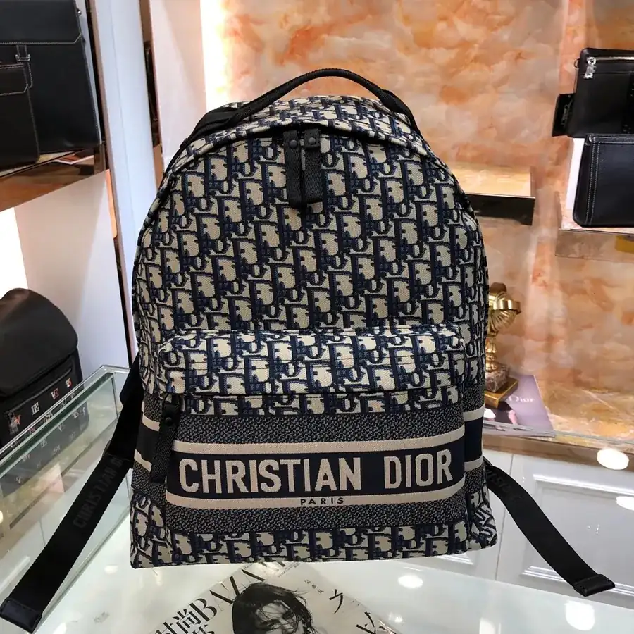 500 DI0R Oblique Double Shoulder Bag Vintage Style