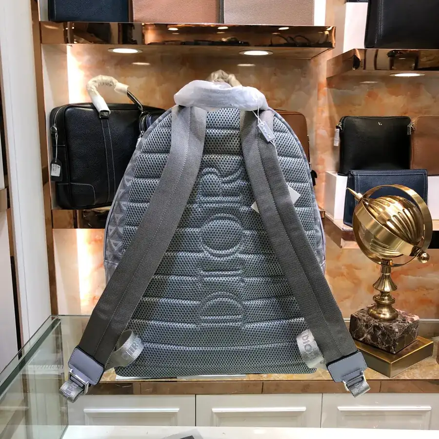 Dior Rider Backpack Classic College Style with Grained Calfskin Trim