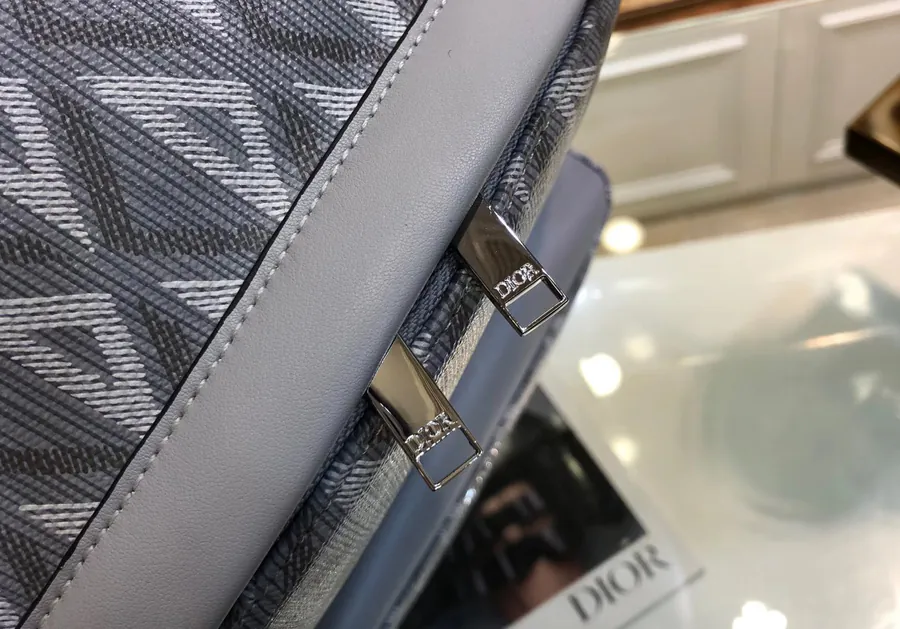 Dior Rider Backpack Classic College Style with Grained Calfskin Trim