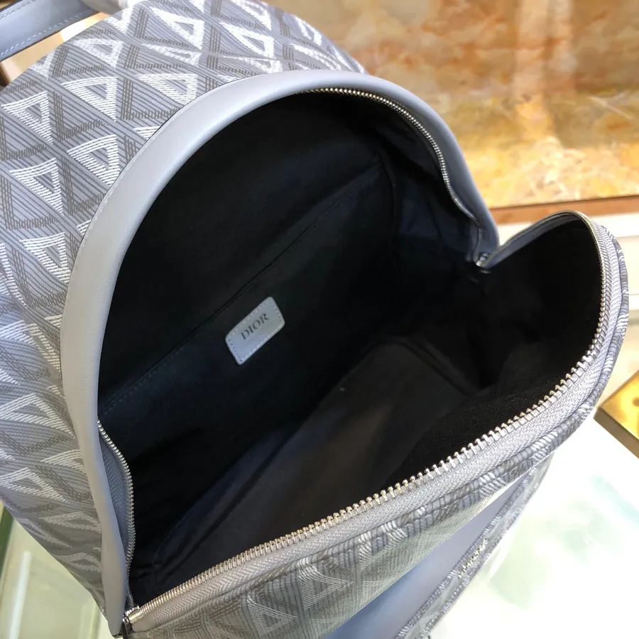 Dior Rider Backpack Classic College Style with Grained Calfskin Trim