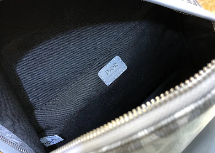 Dior Rider Backpack Classic College Style with Grained Calfskin Trim