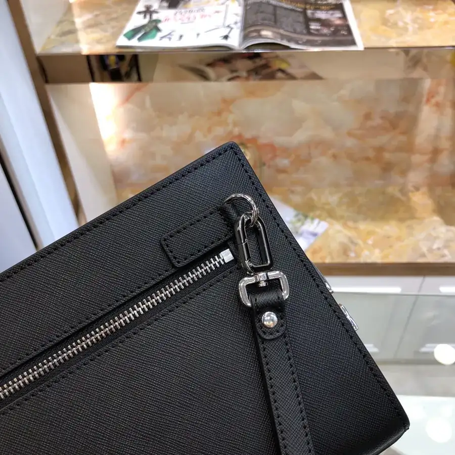 Password Lock Handbag Crosshatched Leather, Minimalist Logo, Luxury Design
