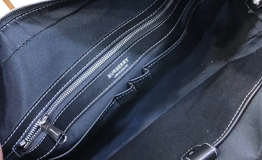 B Brand Brown Grained Briefcase
