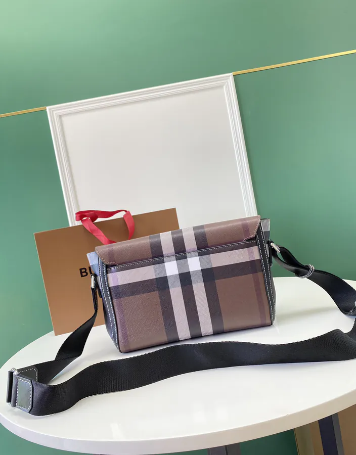 Burberry Messenger Bag with Stand Up Design