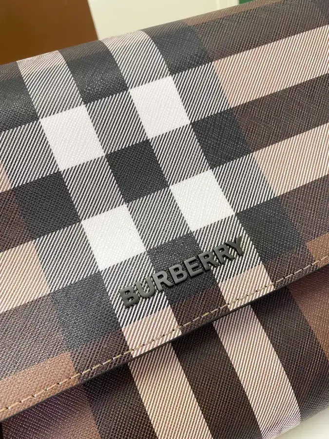 Burberry Messenger Bag with Stand Up Design