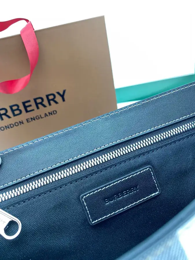 Burberry Messenger Bag with Stand Up Design
