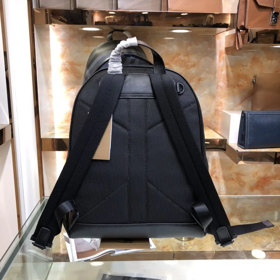 Bags 85038 Signature Grained Design with Smooth Leather Trim