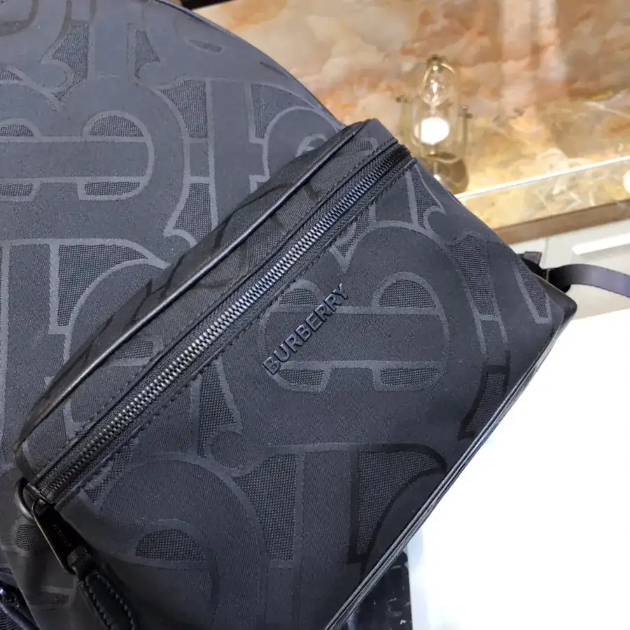 Bags 85038 Signature Grained Design with Smooth Leather Trim
