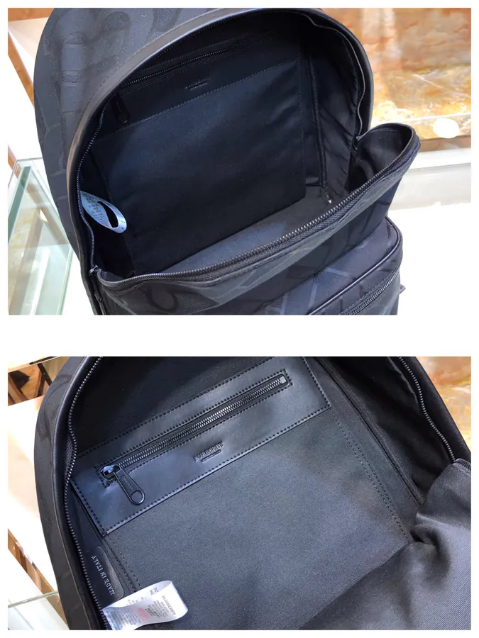 Bags 85038 Signature Grained Design with Smooth Leather Trim