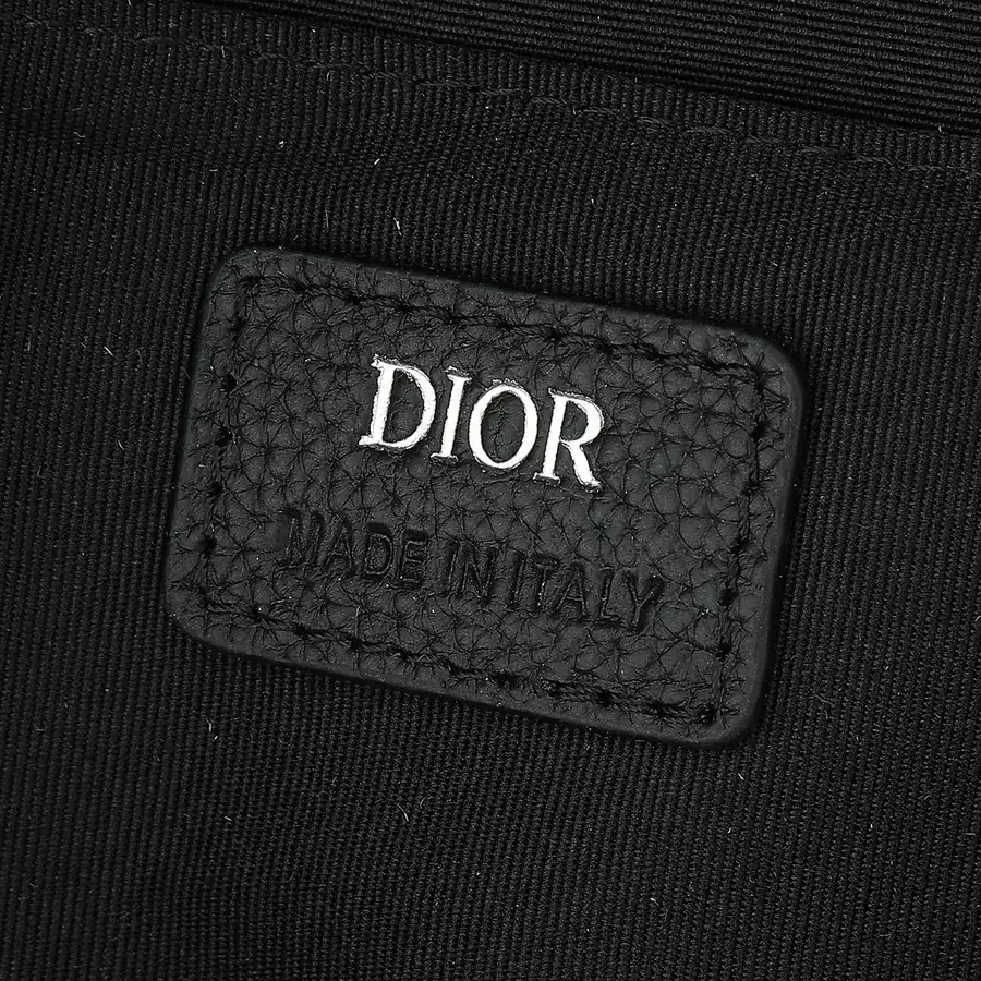 Men's OBLIQUE Backpack with Black Calfskin Trim and Adjustable Shoulder Straps