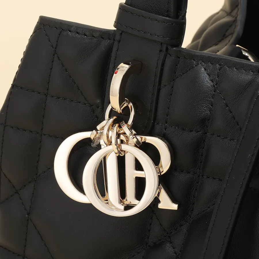 Toujours Handbag in Black Calfskin Medium Size