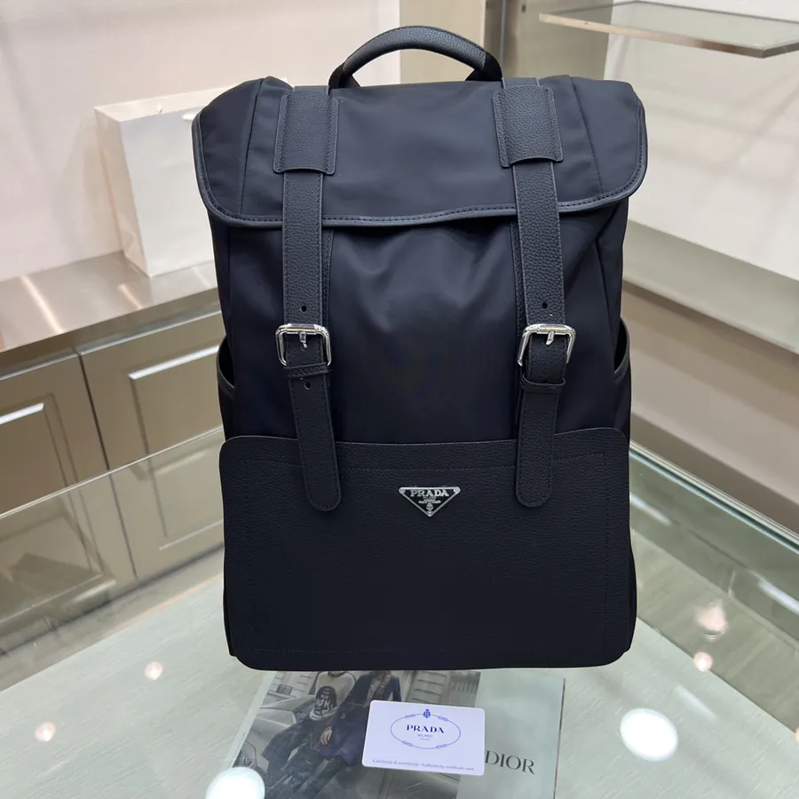 PRADA New Backpack Timeless and Versatile Style