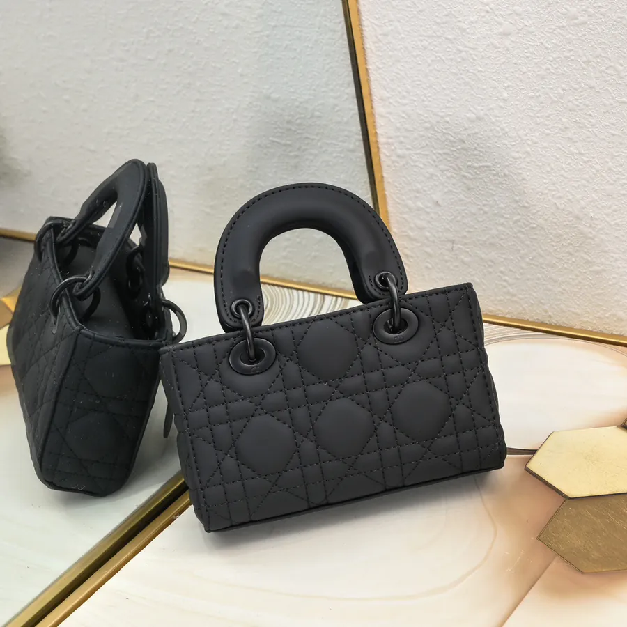 D Joy Mini Crossbody Bag in Grained Calfskin