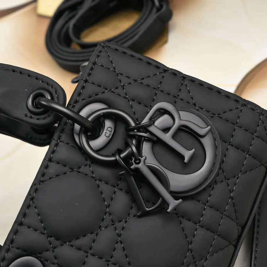 D Joy Mini Crossbody Bag in Grained Calfskin