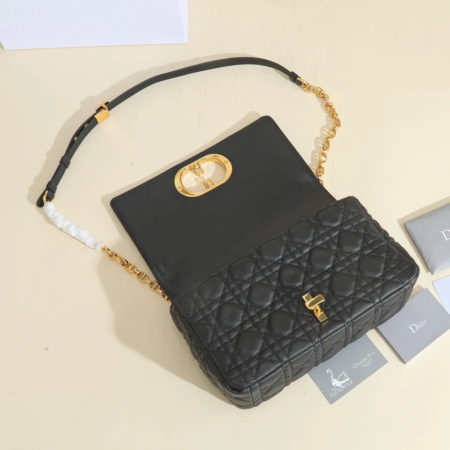 Caro Handbag in Grained Calfskin