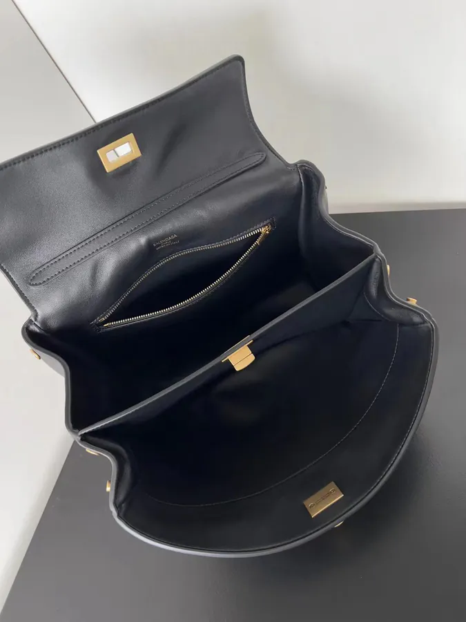 BaleNCIaga Rodeo Oversized Bag with Grained Calfskin