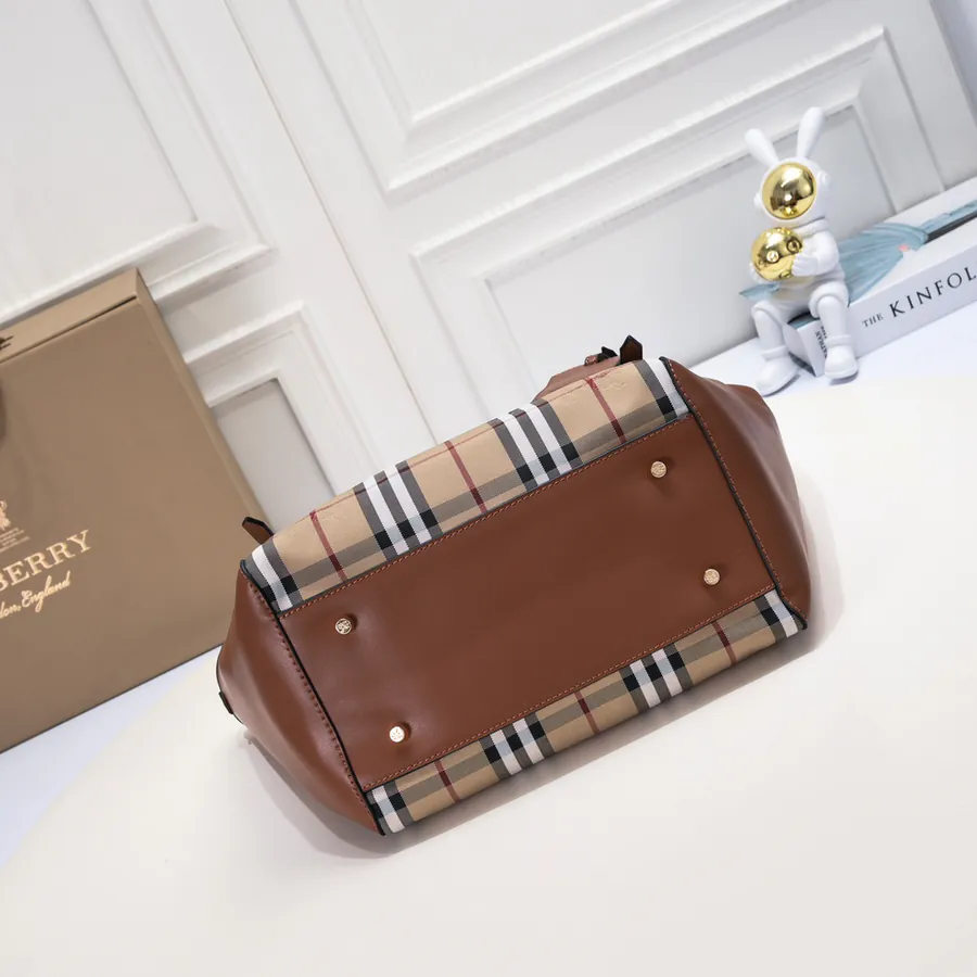 B Family The Canter Handbag Horsebit Detail, Matelassé Embellishment, Italian Craftsmanship