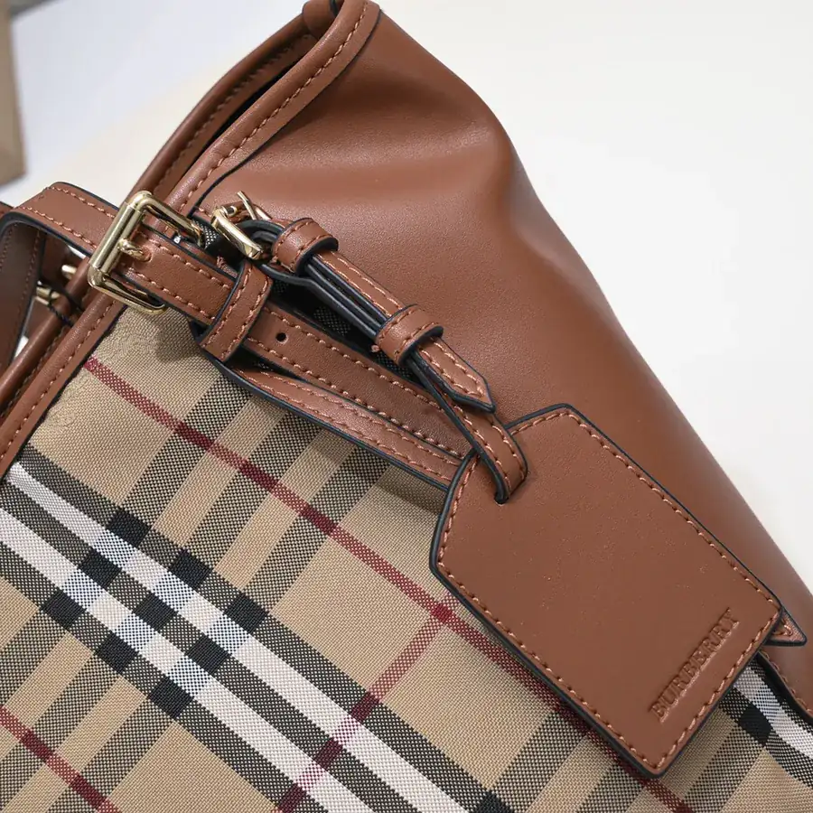 B Family The Canter Handbag Horsebit Detail, Matelassé Embellishment, Italian Craftsmanship