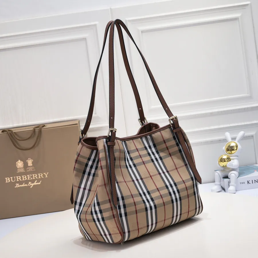 B Brand Bucket Bag Upgraded Version with Grained Calfskin and YKK Brass Hardware
