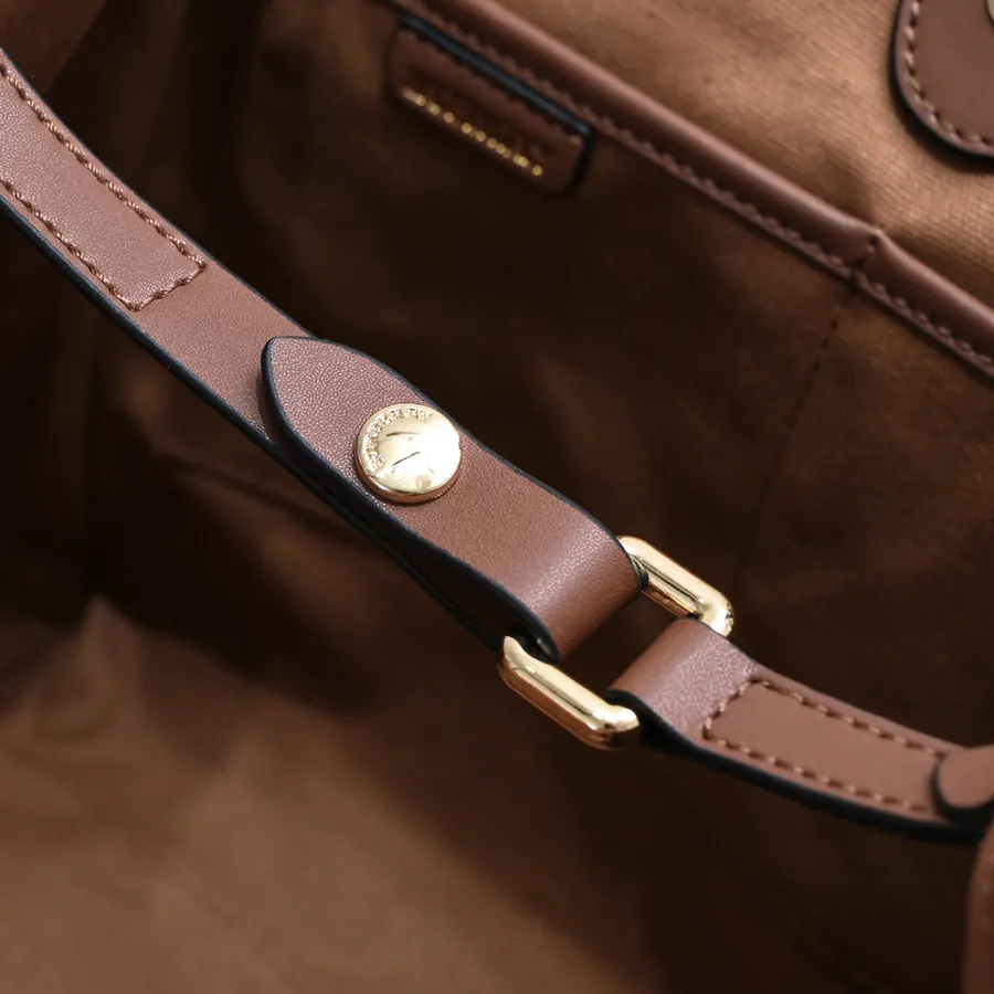 B Brand Bucket Bag Upgraded Version with Grained Calfskin and YKK Brass Hardware