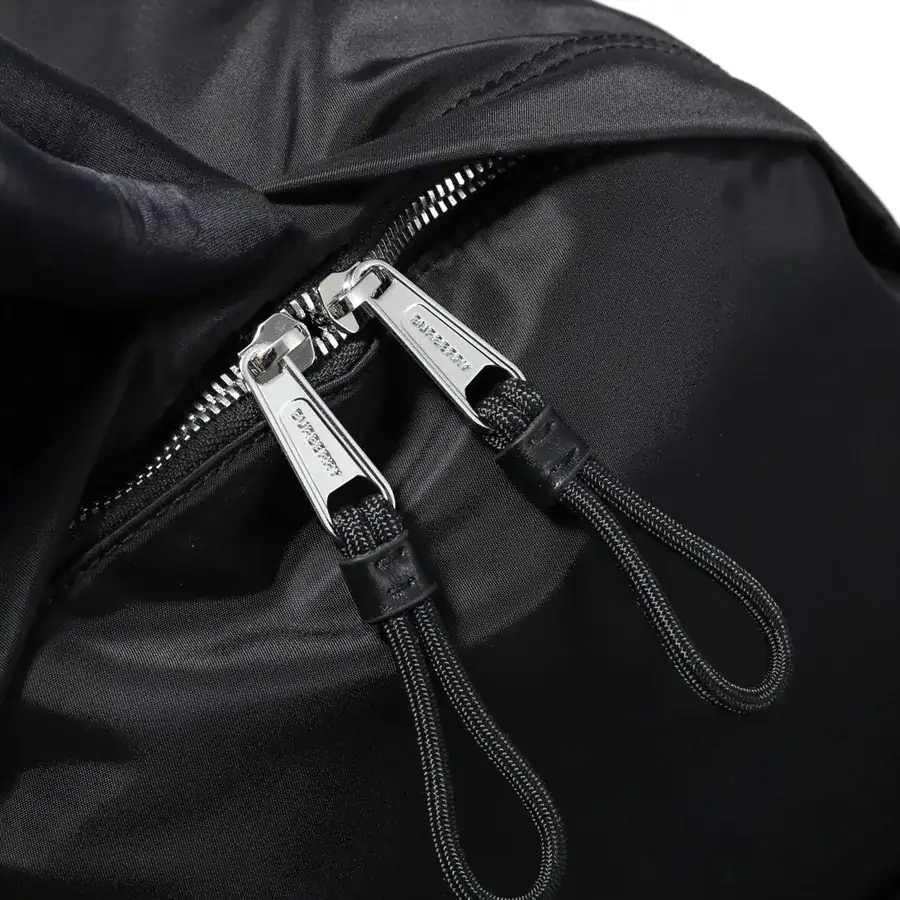 B Home Upgraded Nylon Backpack with Letter Embroidery Logo