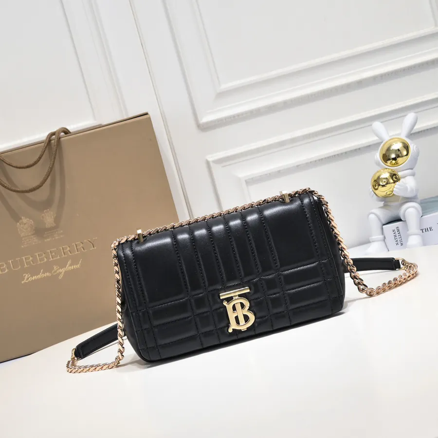 B Family Lola Bucket Bag with Grained Calfskin