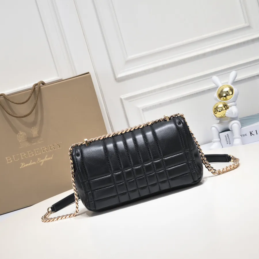 B Family Lola Bucket Bag with Grained Calfskin