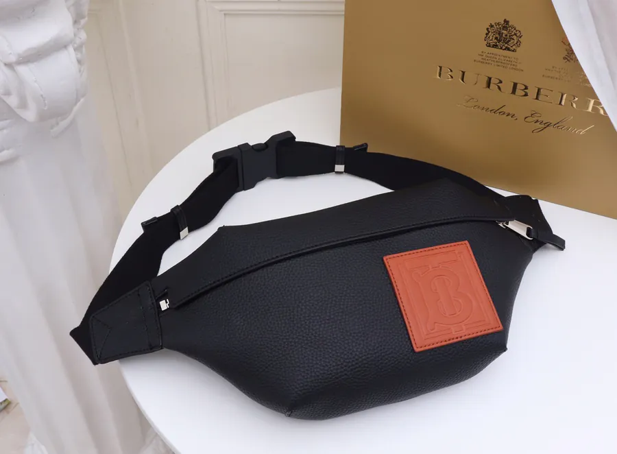 B Brand Upgraded Waist Bag with Brand Logo Embossing