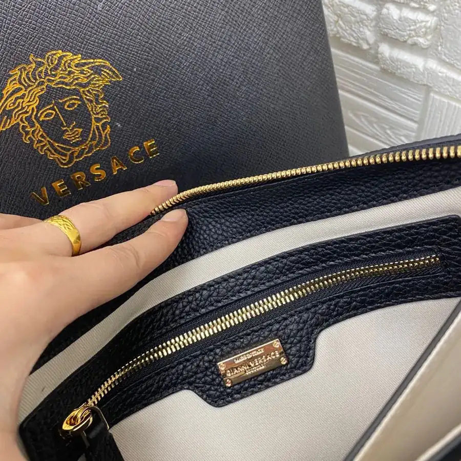 Versace Togo Leather Bag with Box