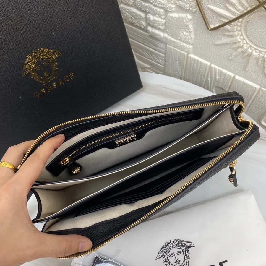 Versace Togo Leather Bag with Box