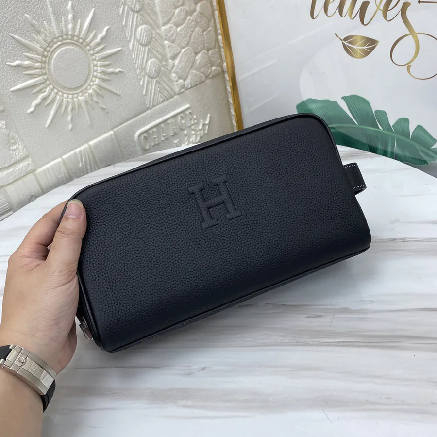H Brand Stainless Steel Password Lock Handbag