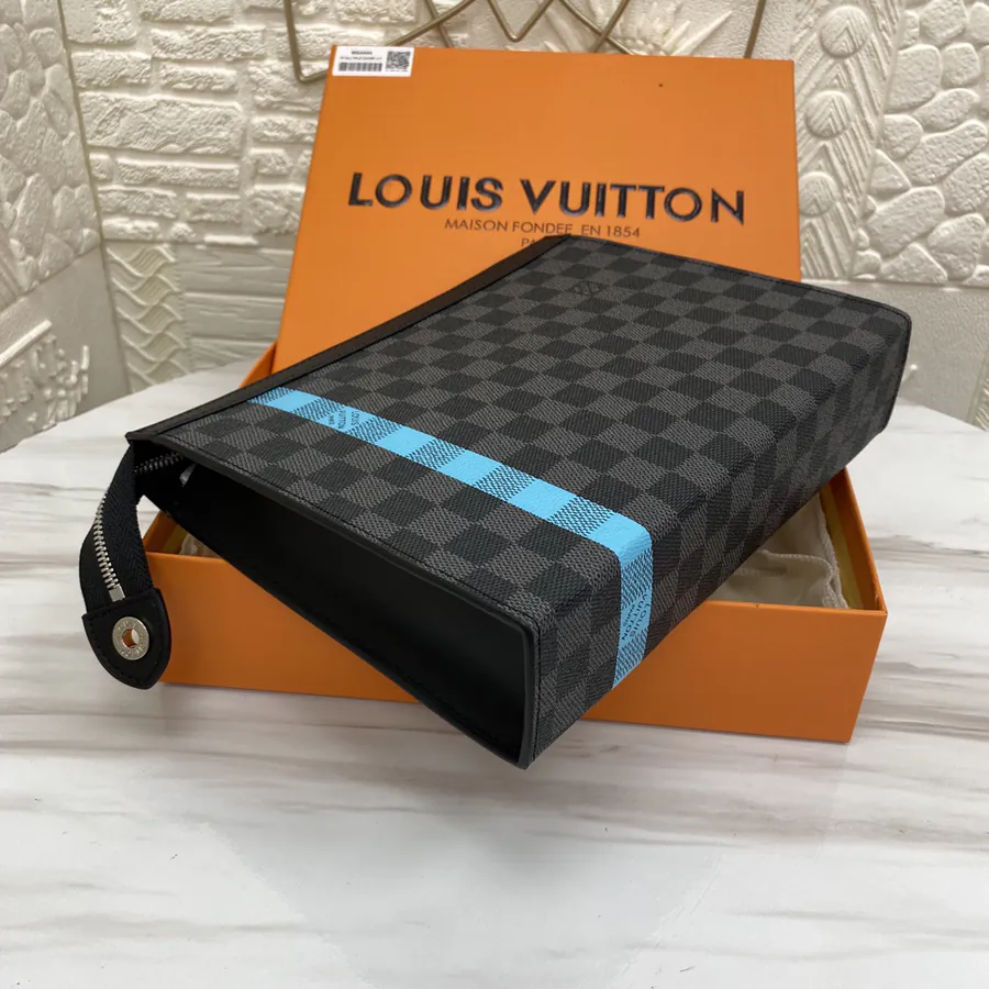 Pochette Voyage Handbag with Damier Latitude Pattern