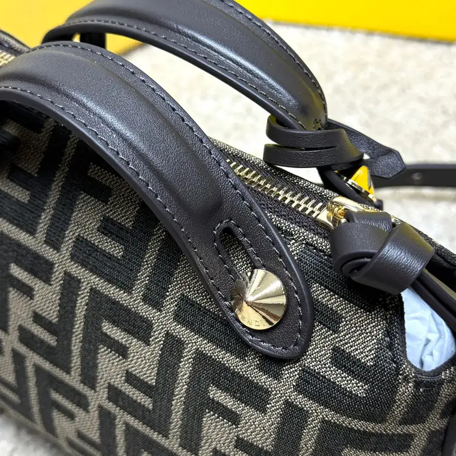By The Way Soft Mini Handbag with Brown FF Embroidery