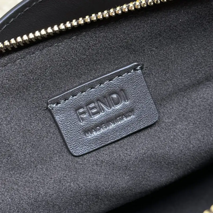 By The Way Soft Mini Handbag with Brown FF Embroidery