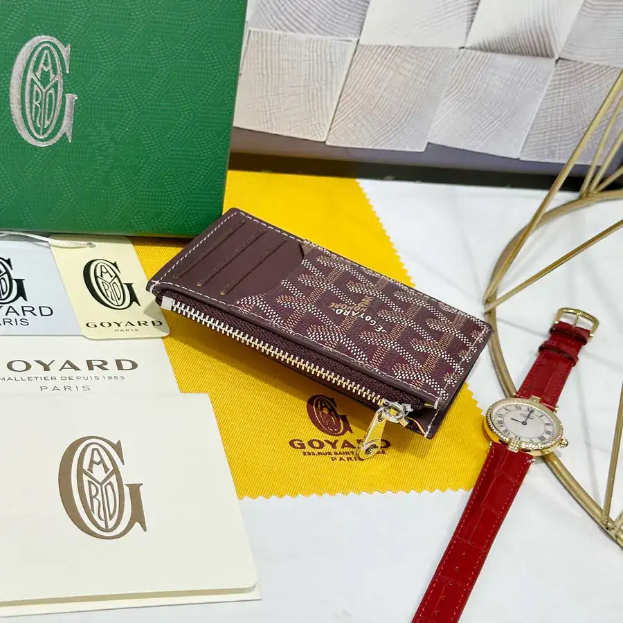 Goya Bourbon Zip Wallet with Practicality and Style