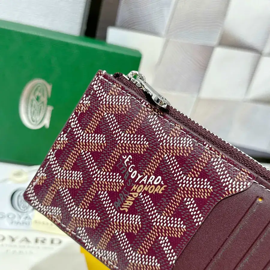 Goya Bourbon Zip Wallet with Practicality and Style