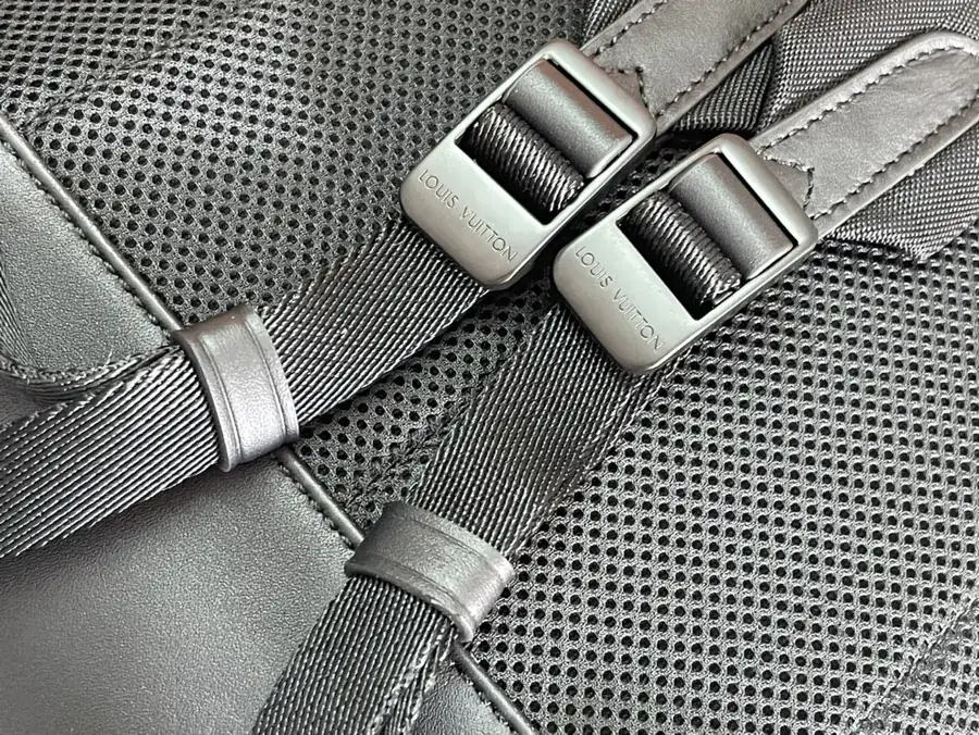 Montegrappa Racing Backpack in Black Grained Calfskin