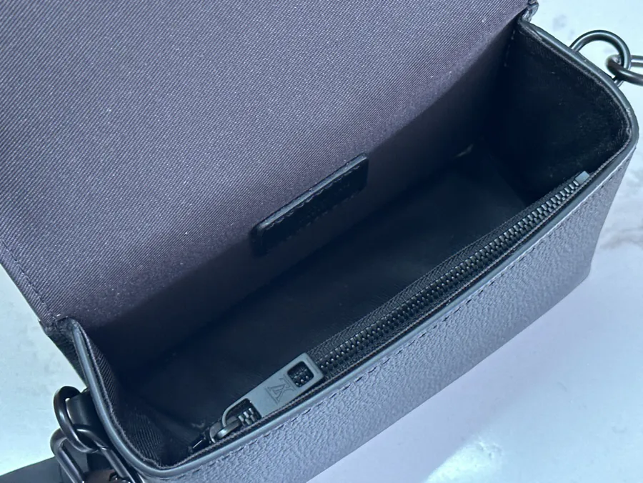 Fastline Mini Bag Premium Full Leather, Grained Calfskin, LV Lettering